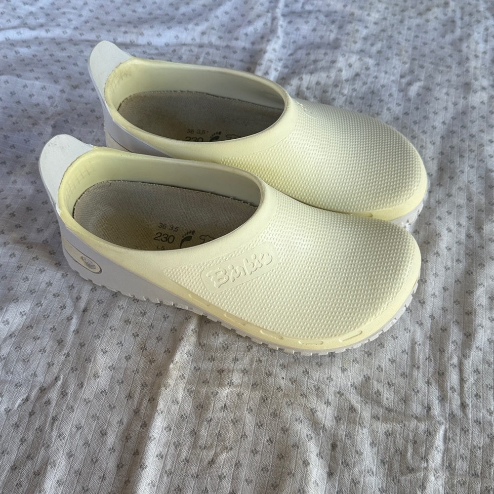 Birkenstock Cream Mules